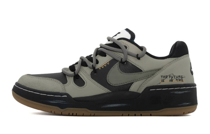Nike Nike Full Force Leather Cushioning Low top Skateboard Shoes Men's