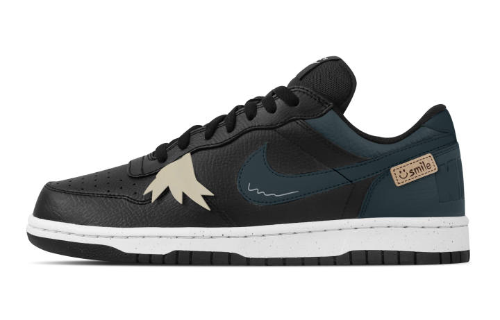 Nike Nike Big Magic Forest Abrasion Resistant Breathable Low top Skateboard Shoes Men's Black Green