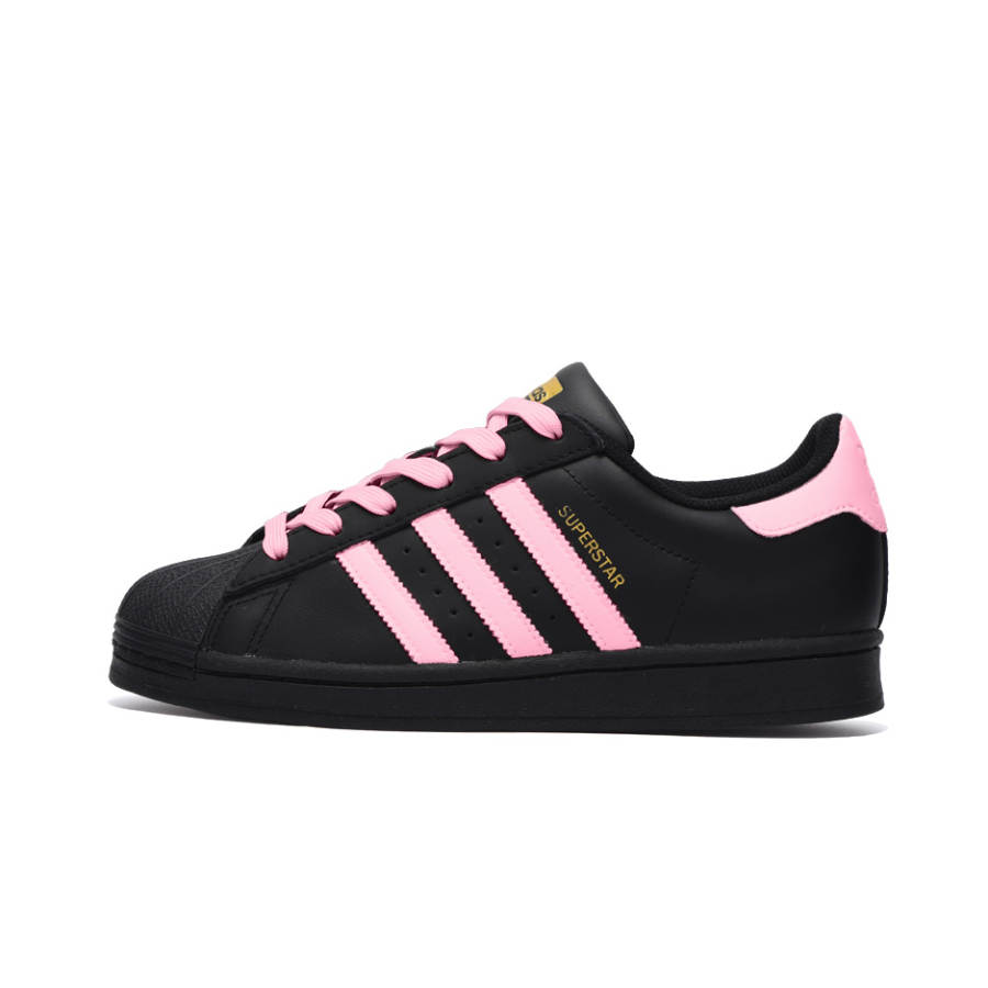 Adidas Originals SUPERSTAR Slip Resistant Abrasion Resistant Low top Skateboard Shoes Unisex Black