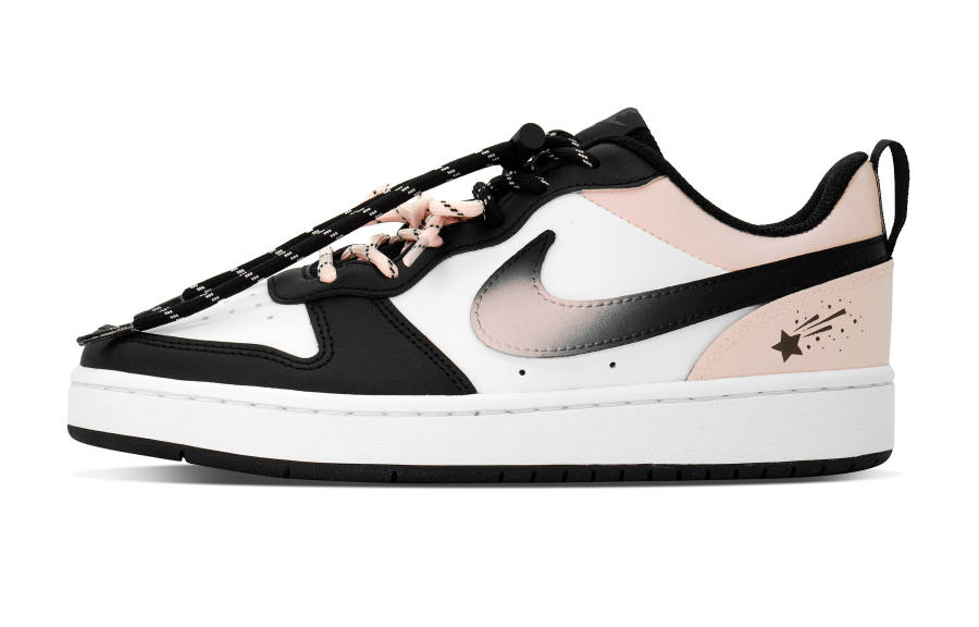 Nike Nike Court Borough Skateboard Shoes Women's Low Top Black/Pink/White