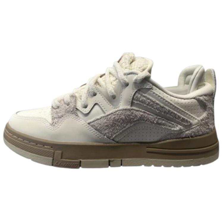 Li-Ning Li Ning Slip Resistant Slip Resistant Low top Skateboard Shoes Women's Beige