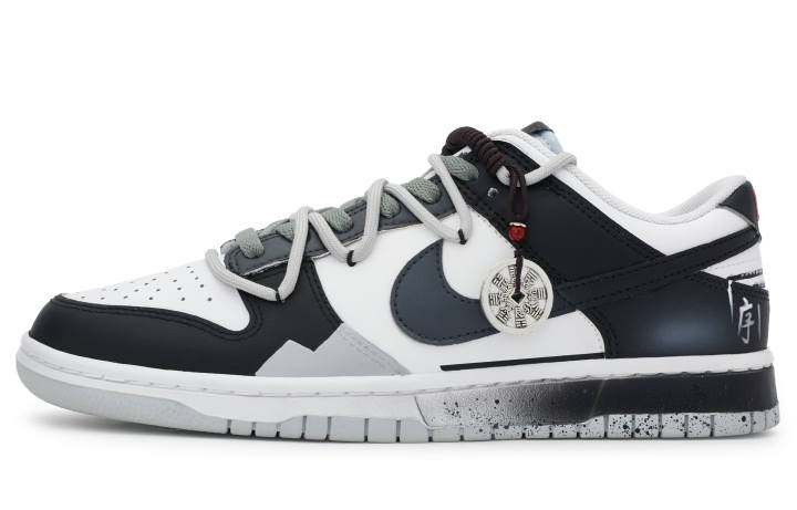 Nike Nike Dunk 811 Manufacturing Slip Resistant Abrasion Resistant Low top Skateboard Shoes Men's Black Gray