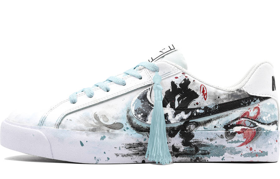 Nike Nike Court Royale AC Box Action Slip Resistant Slip Resistant Low top Skateboard Shoes Unisex Autumn Water