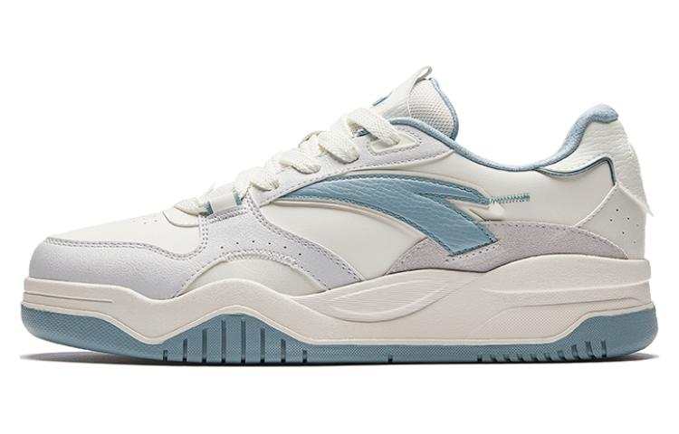 Anta Slip Resistant Height Increasing Low top Skateboard Shoes Men's White Blue