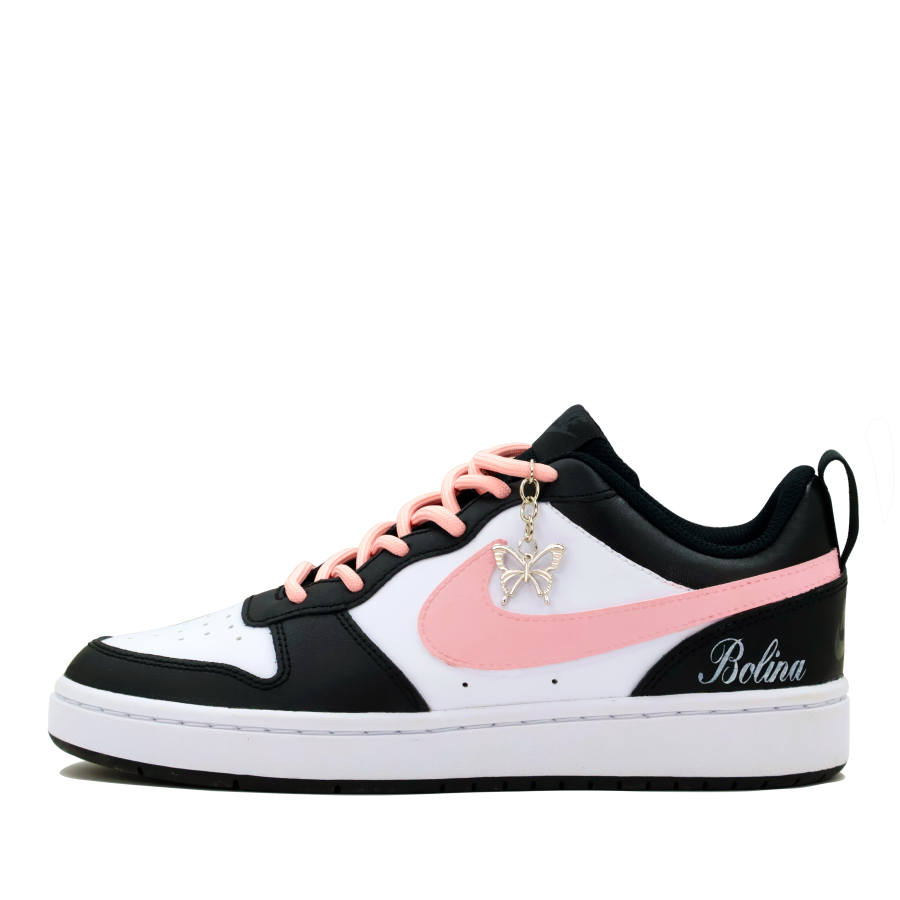 Nike Nike Court Borough Pink Star Charm Slip Resistant, Abrasion Resistant, Breathable Low top Skateboard Shoes Women's