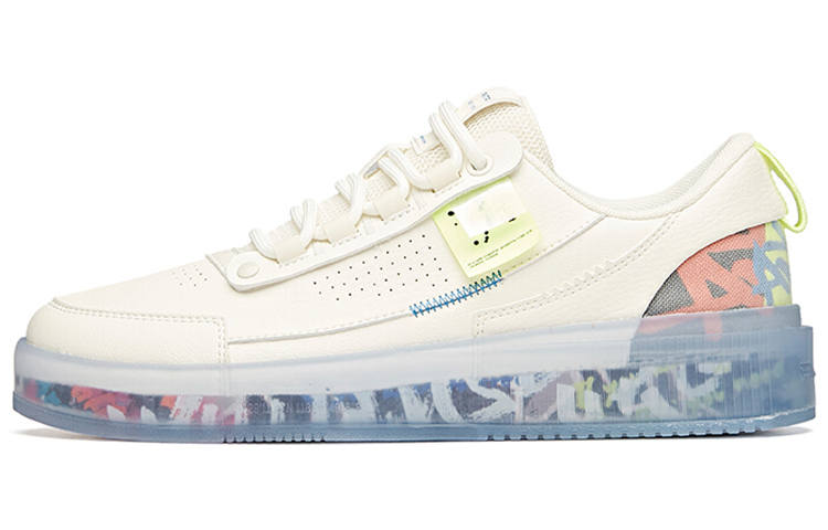 Anta Life Collection Jelly Shoes Textile, Synthetic Leather Coverage Slip Resistant And Abrasion Resistant Low top