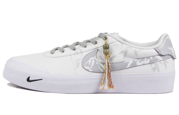 Nike Nike Court Shot Skateboard Shoes Unisex Low Top White Gray