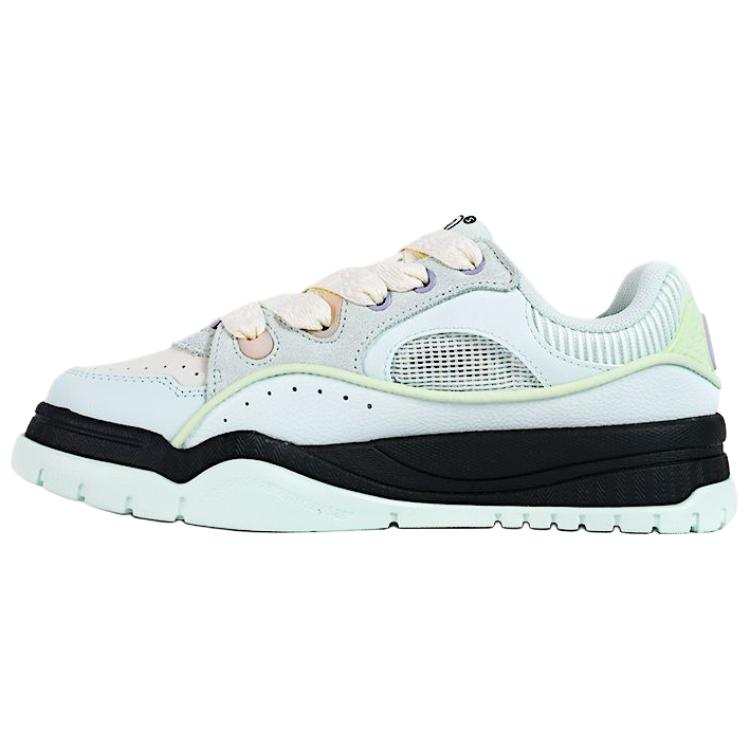 Li-Ning Li Ning Buu Slip Resistant Abrasion Resistant Low top Skateboard Shoes Women's Sand Ice Blue