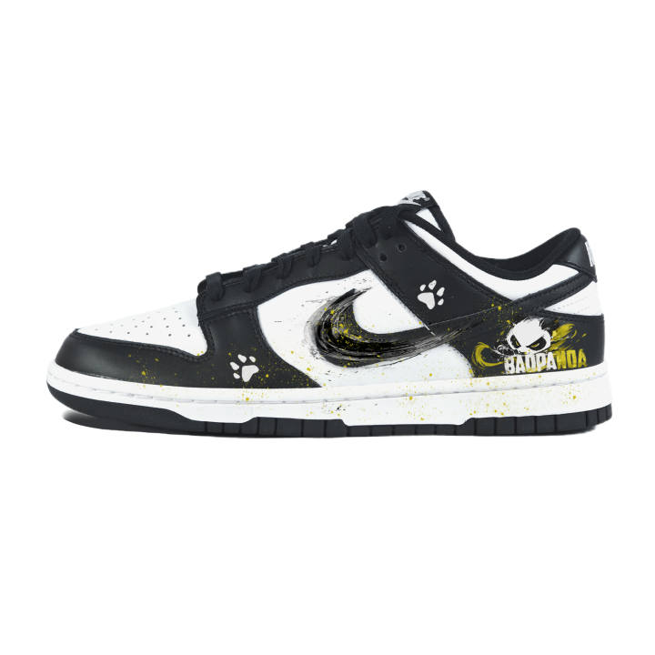 Nike Nike Dunk Abrasion Resistant Low top Skateboard Shoes Unisex Black White