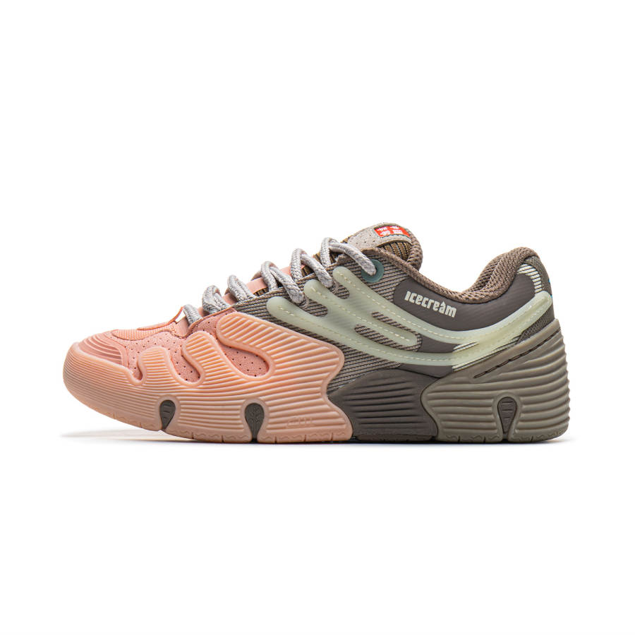 Li-Ning Li Ning Abrasion Resistant Slip Resistant Low top Skateboard Shoes Unisex Pink Gray Yellow
