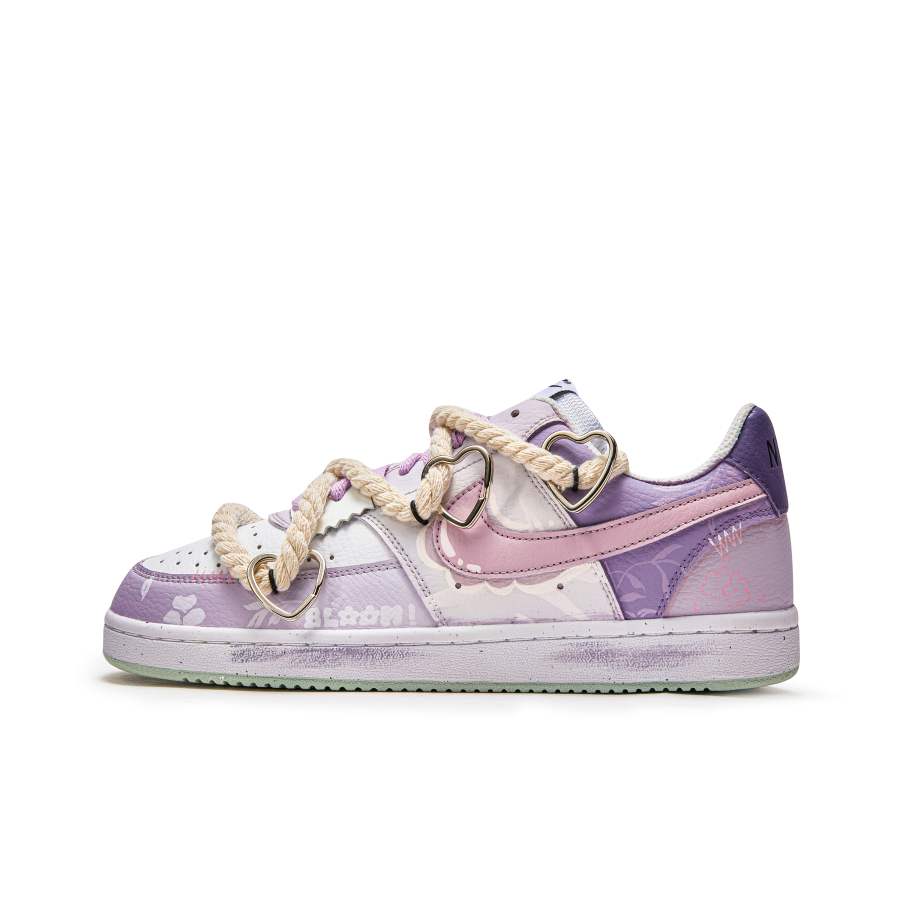 Nike Nike Court Slip Resistant Slip Resistant Low top Skateboard Shoes Men's Pink Purple