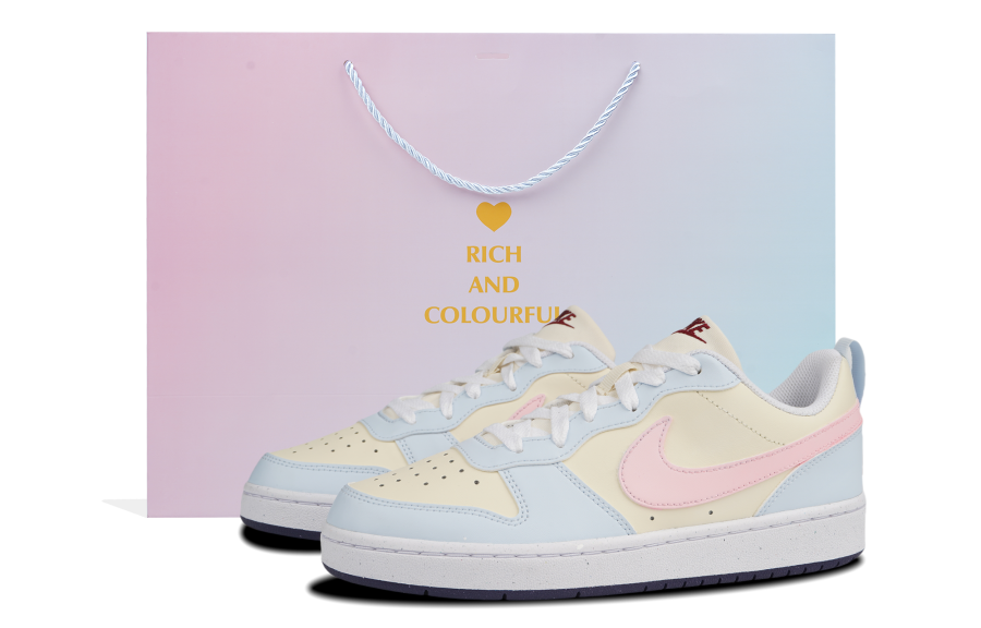 Nike Nike Court Borough Low Slip Resistant Abrasion Resistant Slip Resistant Abrasion Resistant Low top Skateboard Shoes GS