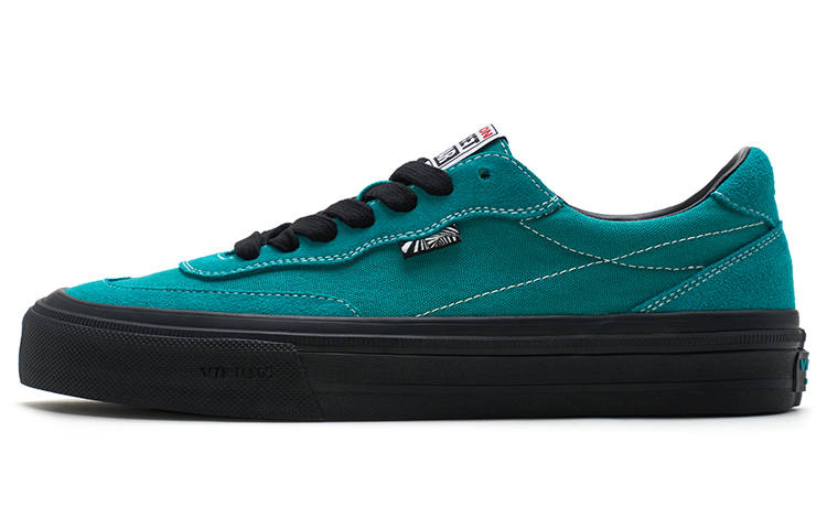 Vision Street Wear Flat Top Low top Skateboard Shoes Unisex Blue Green