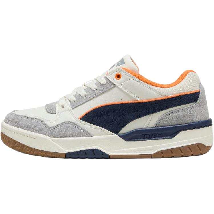 PUMA REBOUND Low top Skateboard Shoes Unisex White Blue Gray