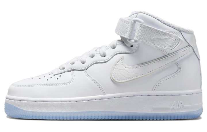 Nike Nike Air Force 1 Mid White Snakeskin Ice Women's