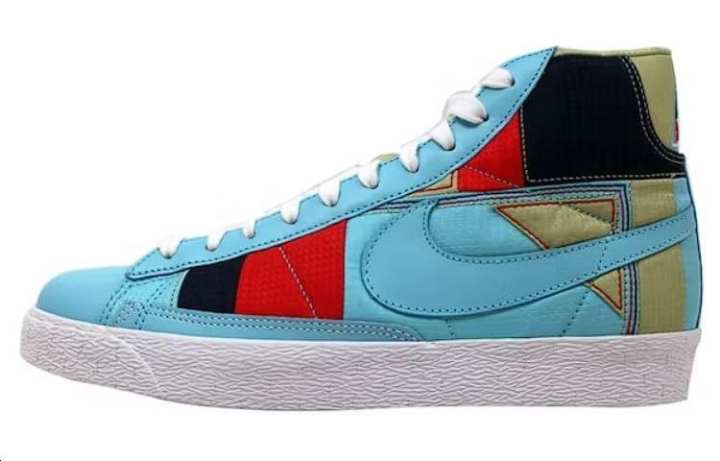 Nike Nike Blazer Mid Premium Powder Blue/Powder Blue White Red Women's