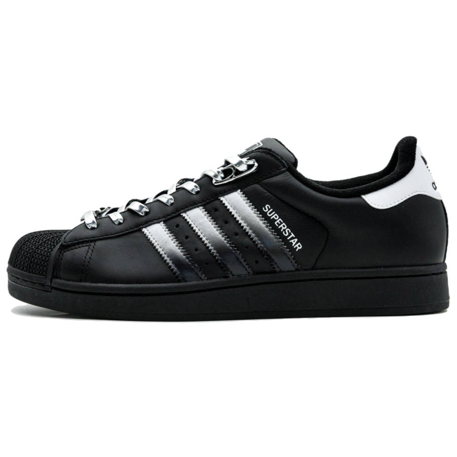 Adidas Originals Superstar 2 Silver Chain Height Increasing Abrasion Resistant Breathable Slip Resistant Low top