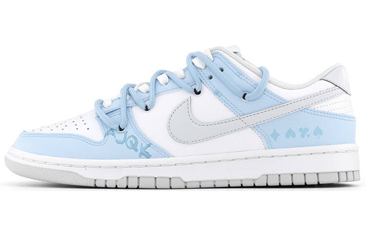 Nike Nike Dunk Abrasion Resistant Abrasion Resistant Low top Skateboard Shoes Men's Blue White
