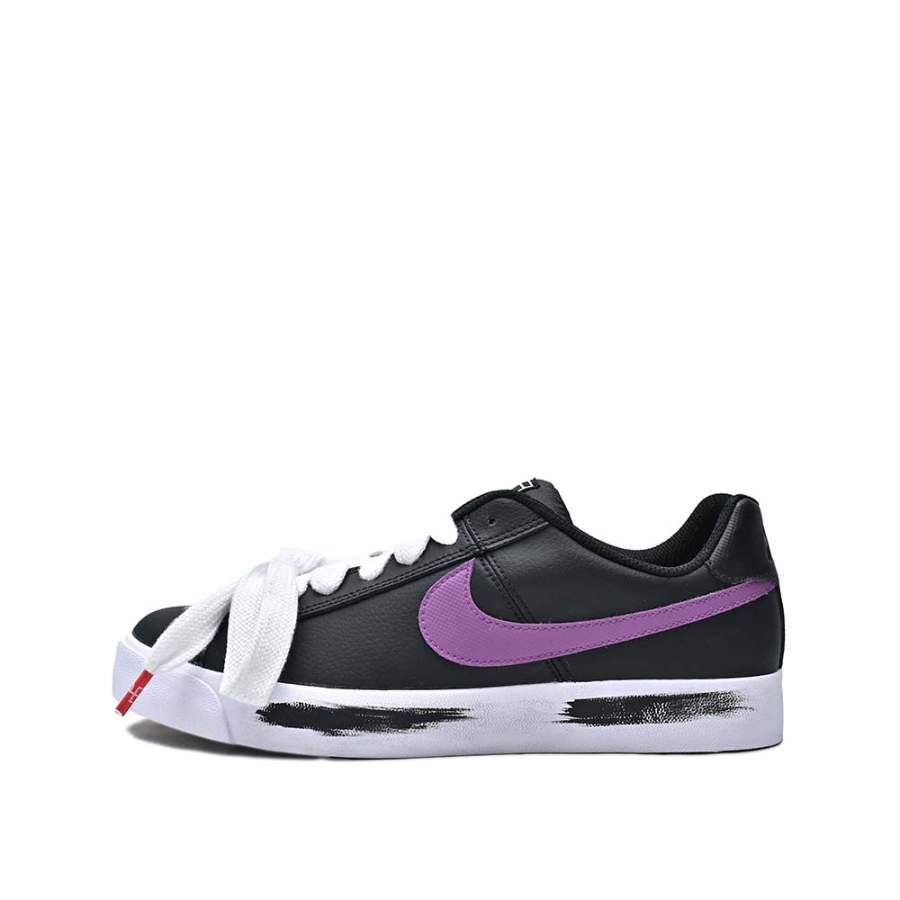 Nike Nike Court Royale AC Slip Resistant Abrasion Resistant Low top Skateboard Shoes Unisex Black