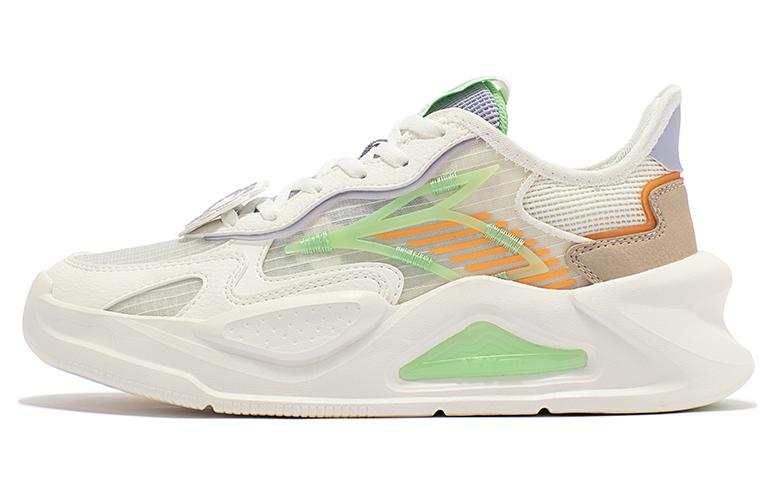 361° Gummies Slip Resistant, Abrasion Resistant, Breathable Low top Skateboard Shoes Women's White Gray Green