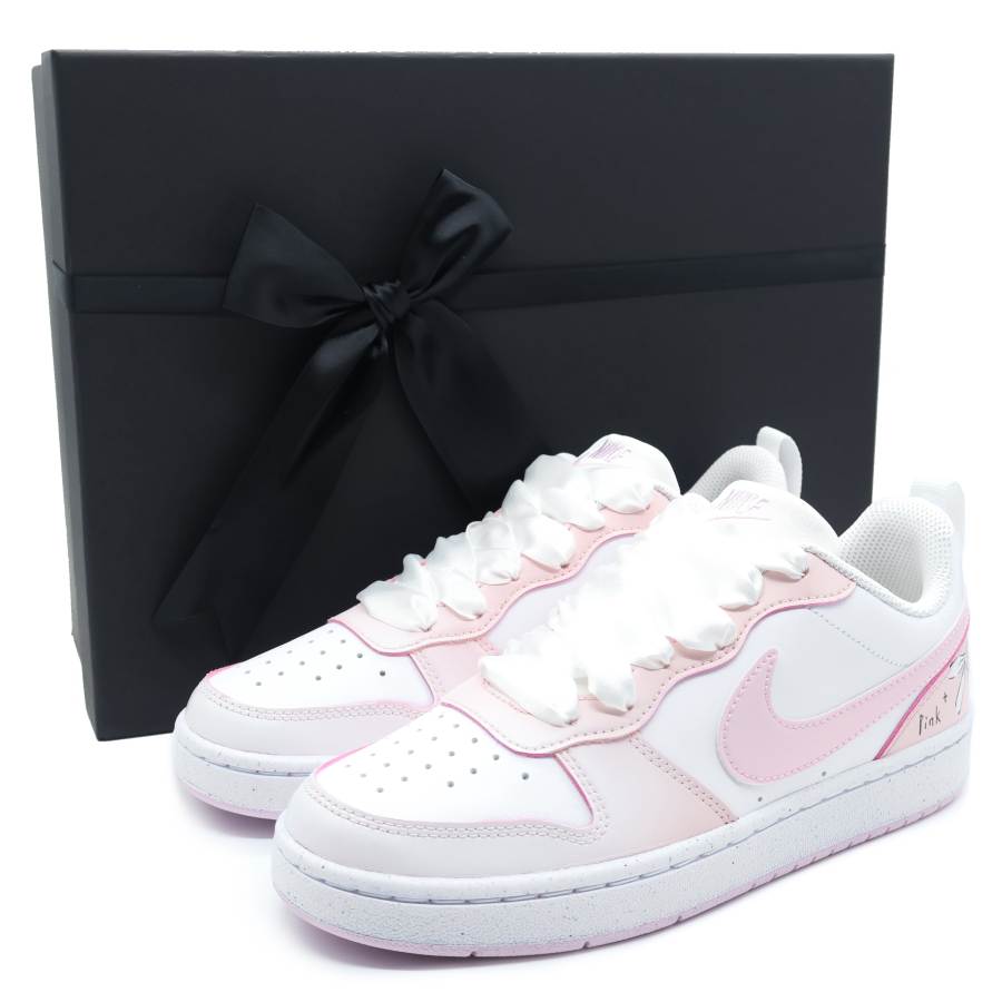 Nike Nike Court Borough Low top Skateboard Shoes GS Pink