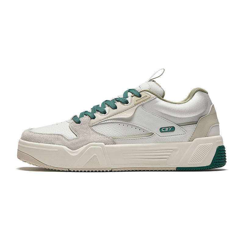 Anta C37 Series Slip Resistant Abrasion Resistant Low top Skateboard Shoes Men's Gray Green
