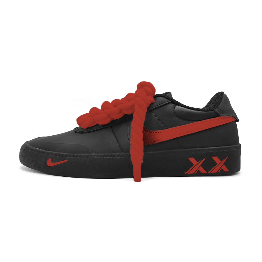 Nike Nike Court Shot Abrasion Resistant Abrasion Resistant Low top Skateboard Shoes Unisex Red
