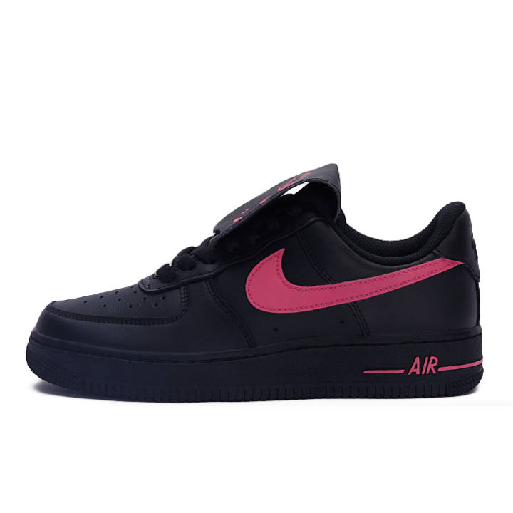 Nike Nike Air Force 1 Impact Resistance Low top Skateboard Shoes Women's Black Pink