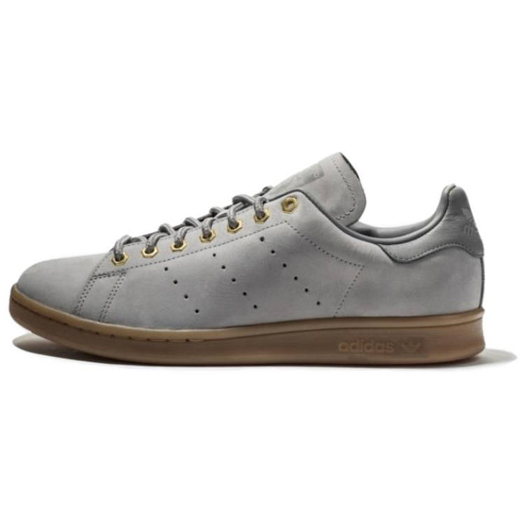 Adidas Originals Stan Smith Slip Resistant Abrasion Resistant Low top Skateboard Shoes Men's Gray