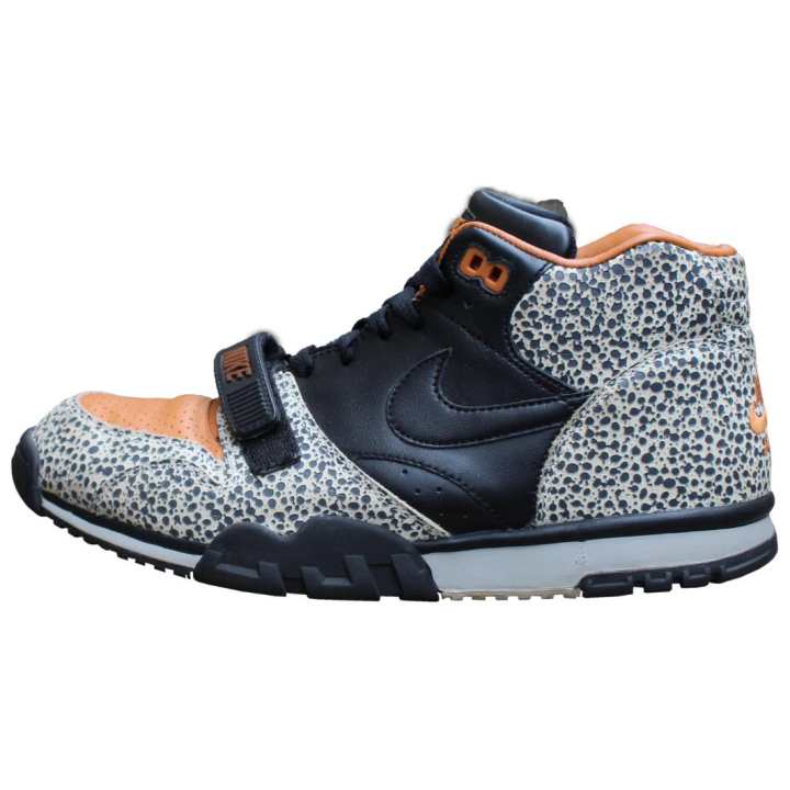 Nike Nike Air Trainer 1 Slip Resistant Cushioning Slip Resistant Cushioning Mid top Skateboard Shoes Unisex Black