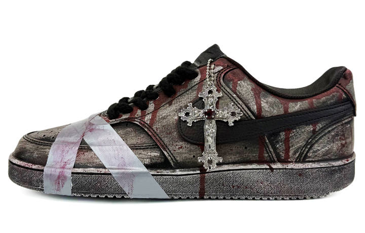 Nike Nike Court Vision 1 Suixin, Dark Night Cross Coverage Cushioning Abrasion Resistant