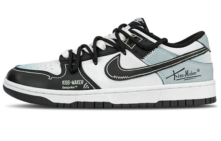 Nike Nike Dunk Leather Coverage Cushioning Low top Skateboard Shoes Unisex