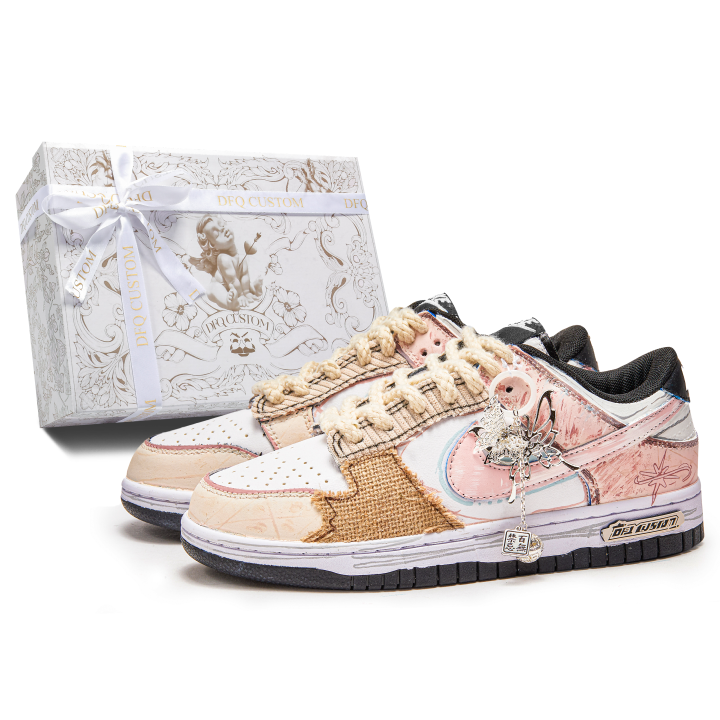 Nike Nike Dunk Box, Beyond The Heart Abrasion Resistant Abrasion Resistant Low top Skateboard Shoes Unisex