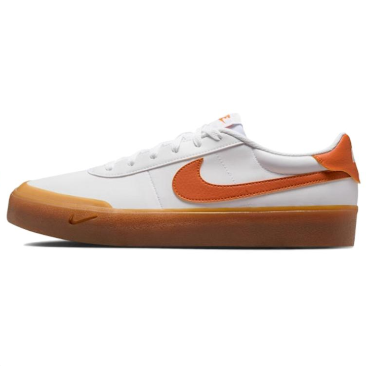 Nike Nike Court Shot Skateboard Shoes Men's White Orange