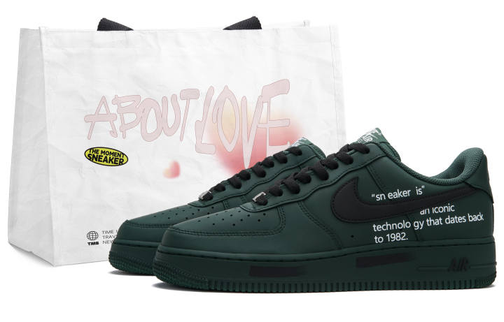 Nike Nike Air Force 1 Dragon Well Low top Skateboard Shoes Men's Army Green