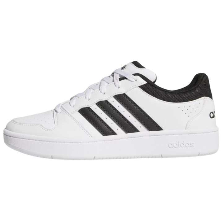 Adidas Adidas Hoops Synthetic Leather Skateboard Shoes Unisex White Black