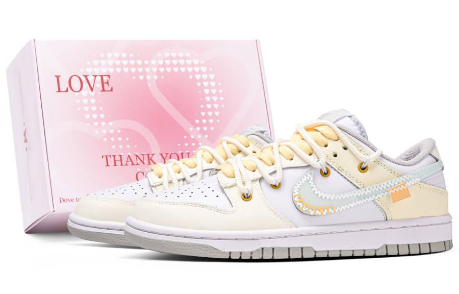 Nike Nike Dunk Lime, Box Synthetic Leather Abrasion Resistant Abrasion Resistant Low top Skateboard Shoes Women's