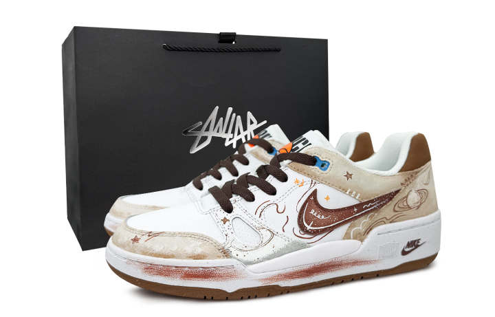 Nike Nike Full Force Low top Skateboard Shoes Men's Brown