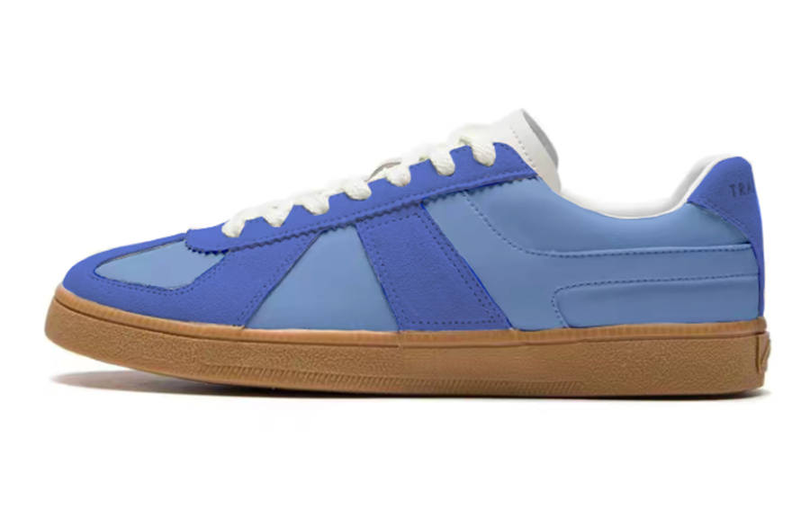 Li-Ning Li Ning Cloud Sichuan 1.5 Leather Abrasion Resistant Slip Resistant Low top Skateboard Shoes Women's Blue