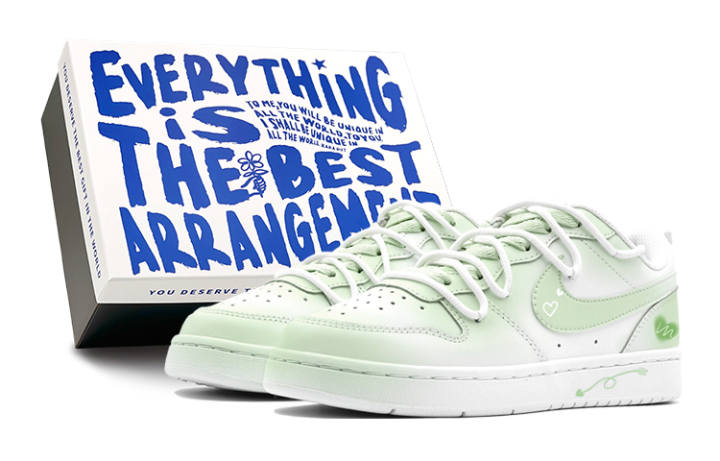 Nike Nike Court Borough Skateboard Shoes Women's Low Top Light Green