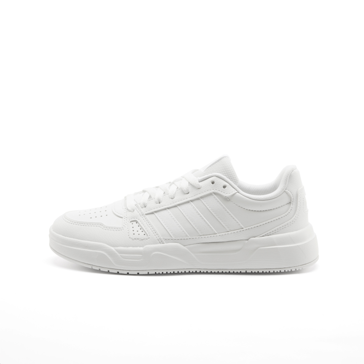 Adidas Adidas LITE BALLER Pu Slip Resistant Abrasion Resistant Low top Skateboard Shoes Unisex White