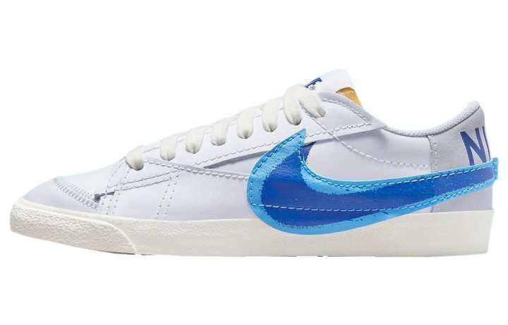 Nike Nike Blazer Low 77 Jumbo Double Swoosh White University Blue