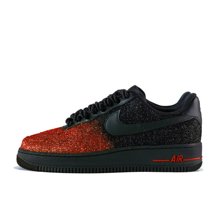Nike Nike Air Force 1 Wear resistant And Lightweight Low top Skateboard Shoes Unisex Red
