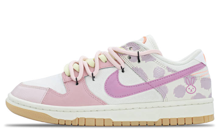 Nike Nike Dunk Low top Skateboard Shoes Unisex Pink White