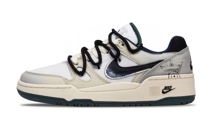 Nike Nike Full Force Before Daybreak Suede Slip Resistant Low top Skateboard Shoes Men's Ecru