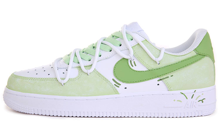 Nike Nike Air Force 1 Skateboard Shoes Women's Low Top Green/White