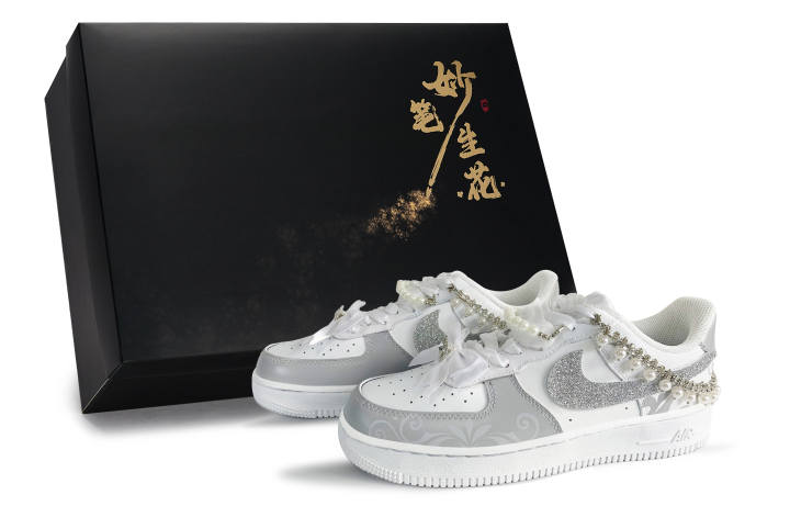 Nike Nike Air Force 1 Skateboard Shoes Unisex Low Top Gray