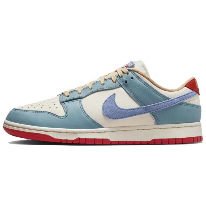 Nike Nike Dunk Low top Skateboard Shoes Unisex Beige Blue