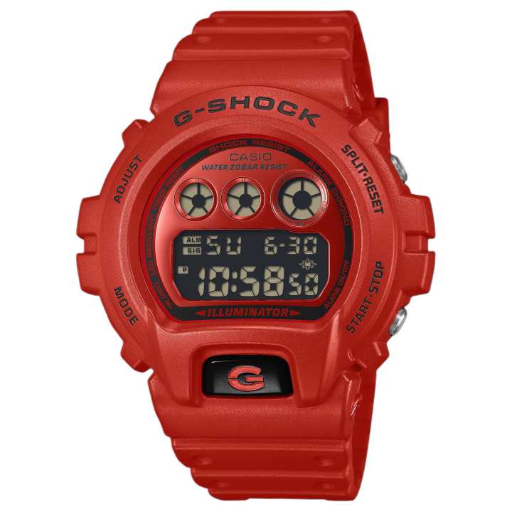 CASIO CASIO 6900 Collection Quartz Movement Resin Strap Watch Unisex Black Dial