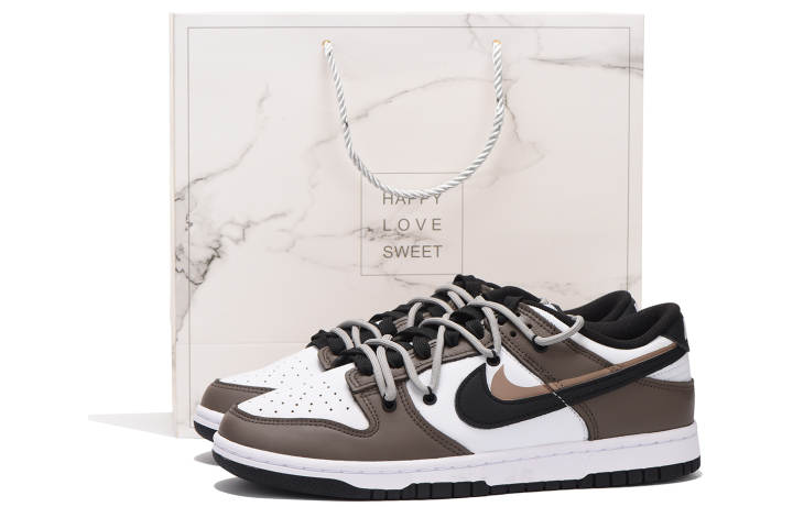 Nike Nike Dunk Retro Low top Skateboard Shoes Men's Black Brown